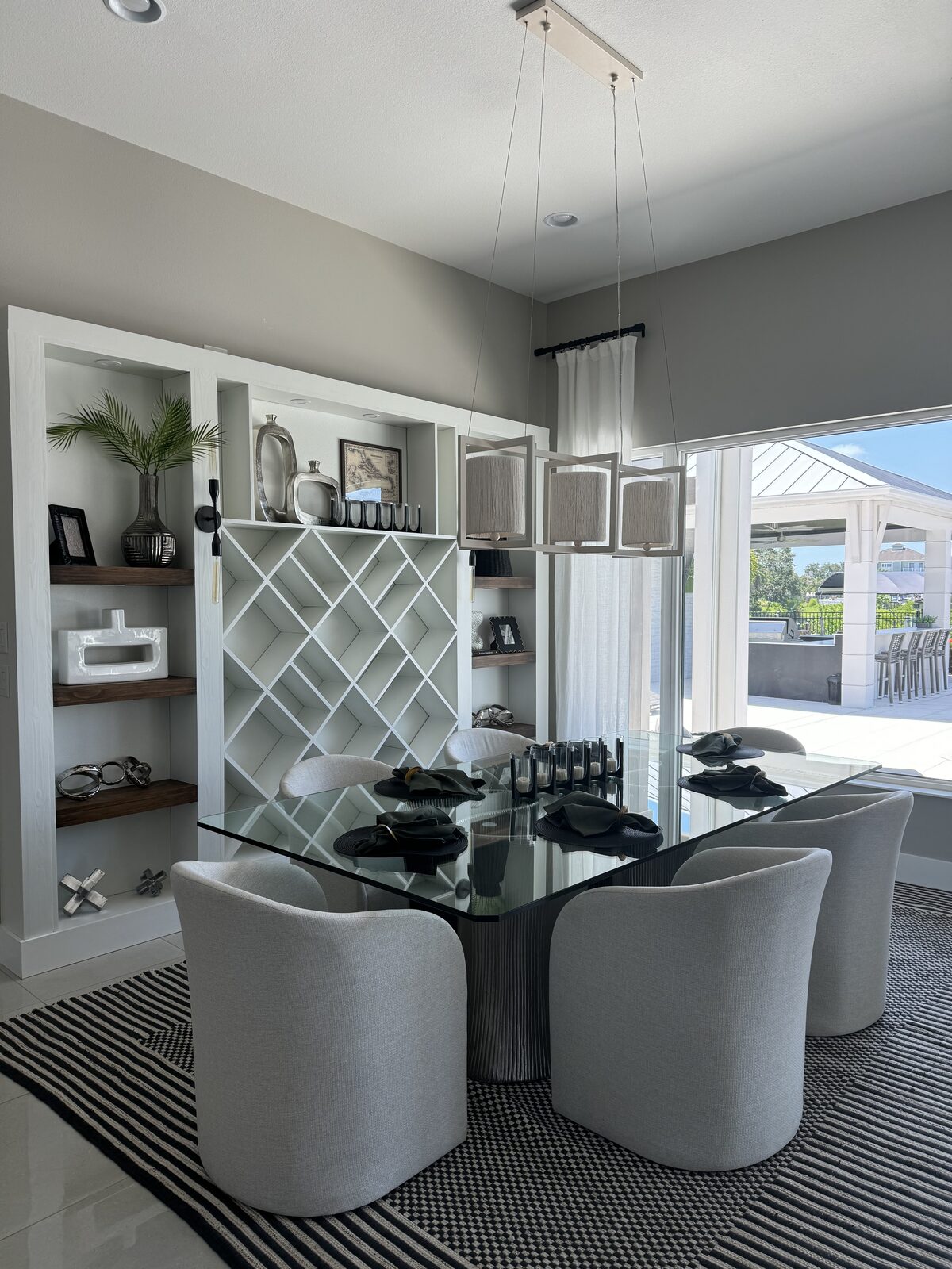 Clean, styled interior after a professional cleaning visit